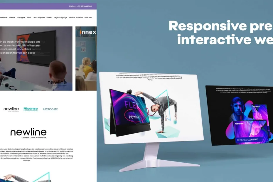 responsive tech professional website